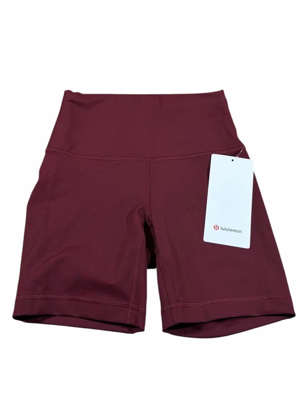 NWT Lululemon Wunder Train High-Rise Short 6" (Burgundy Bay) Size 4